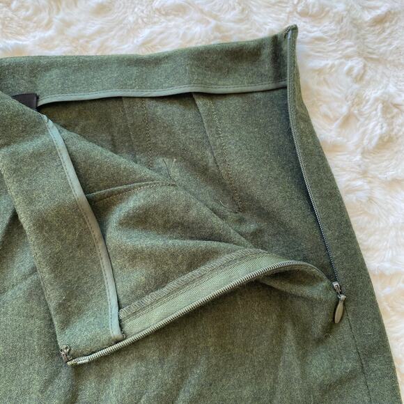 Vintage Etcetera Women's Wool Blend Dress Pants Size 12 Straight Leg Trousers - Picture 5 of 11